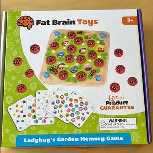 Fat Brain Toys: Ladybug's Garden Memory Game - never been used!
